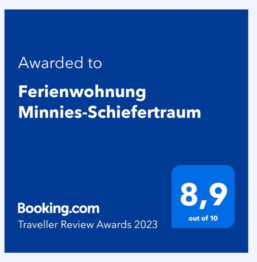 Ferienwohnung Minnies-Schiefertraum Brauneberg Exteriör bild
